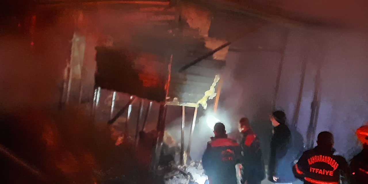 Kahramanmaraş’ta prefabrik ev yangını: 1 kişi hayatını kaybetti