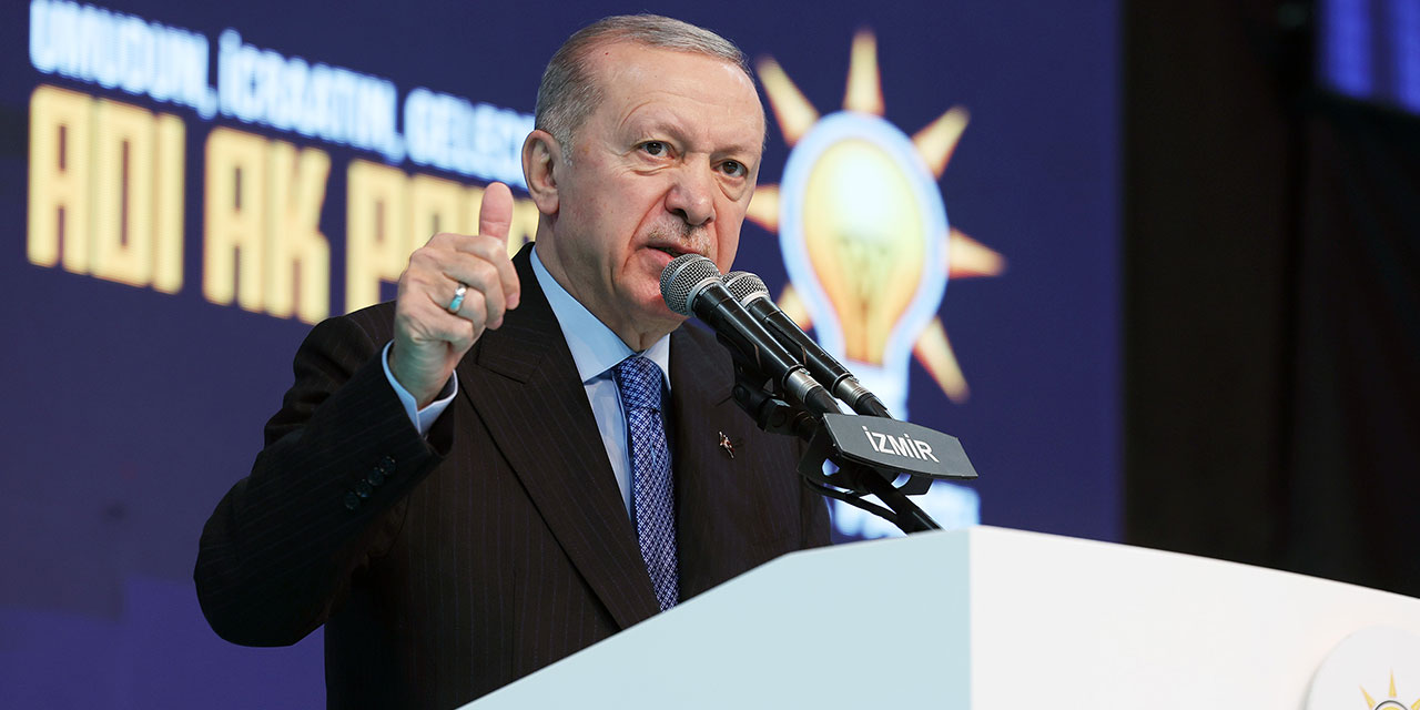Cumhurbaşkanı Erdoğan İzmir'de konuştu: 'Yağmur çiselese su basıyor'