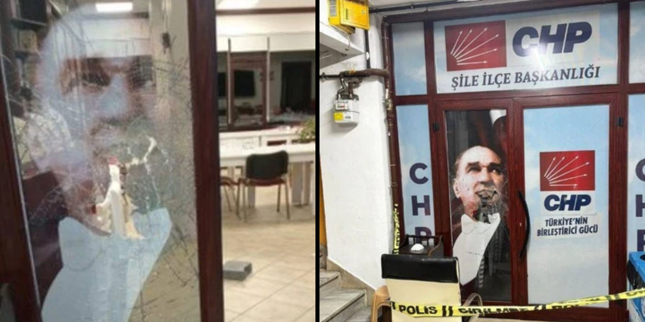 Gökan Zeybek duyurdu: CHP'nin ilçe binasına taşlı saldırı düzenlendi!