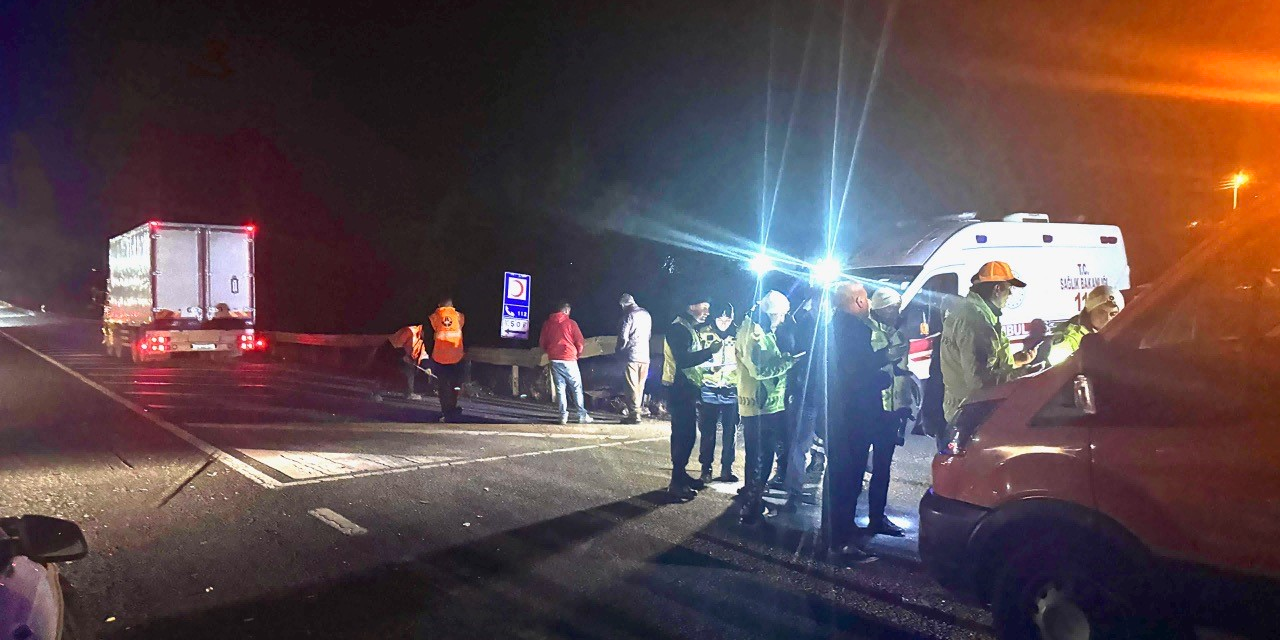 Konya’da ilçe belediye başkanı kaza yaptı! Araç şarampole yuvarlandı