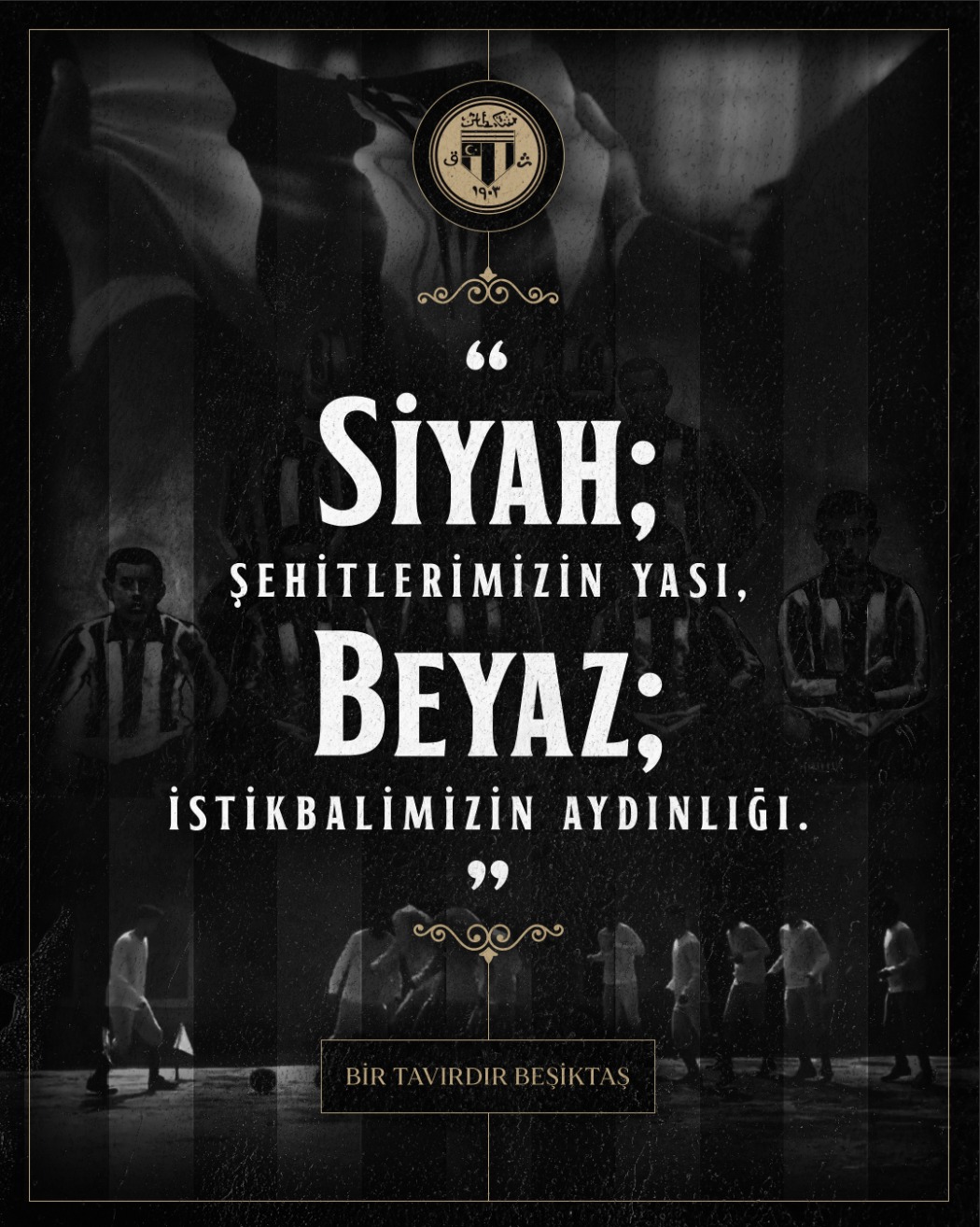 Beşiktaş’tan 18 Mart Çanakkale Zaferi filmi! Özel film saat 19.03’te gösterime girecek