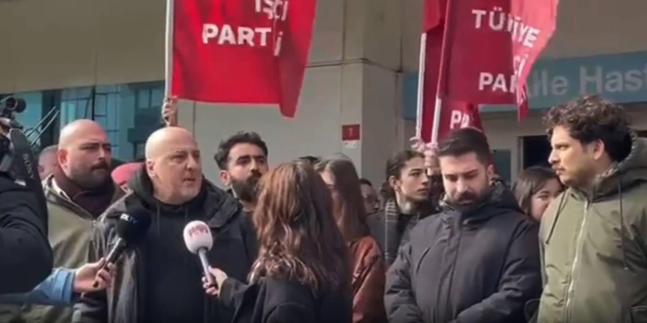 TİP’ten 'stent pazarlığı' yapılan hastane önünde eylem: 'Bu hastane kapatılmalı'