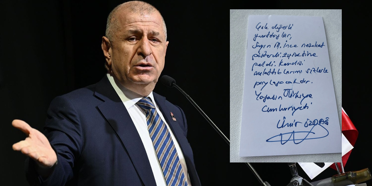 Muharrem İnce, Ümit Özdağ'ın mesajını paylaştı: 'Öcalan için rehinim'