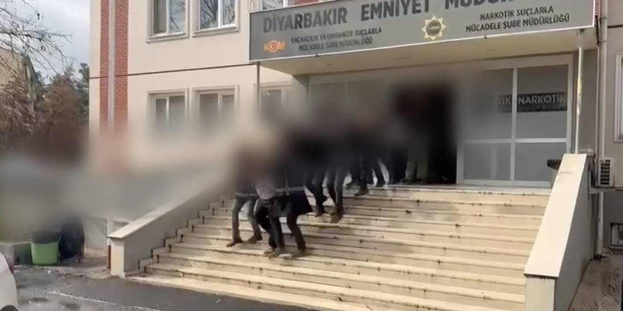 Diyarbakır’da silahlı suç örgütüne operasyon: 12 tutuklama
