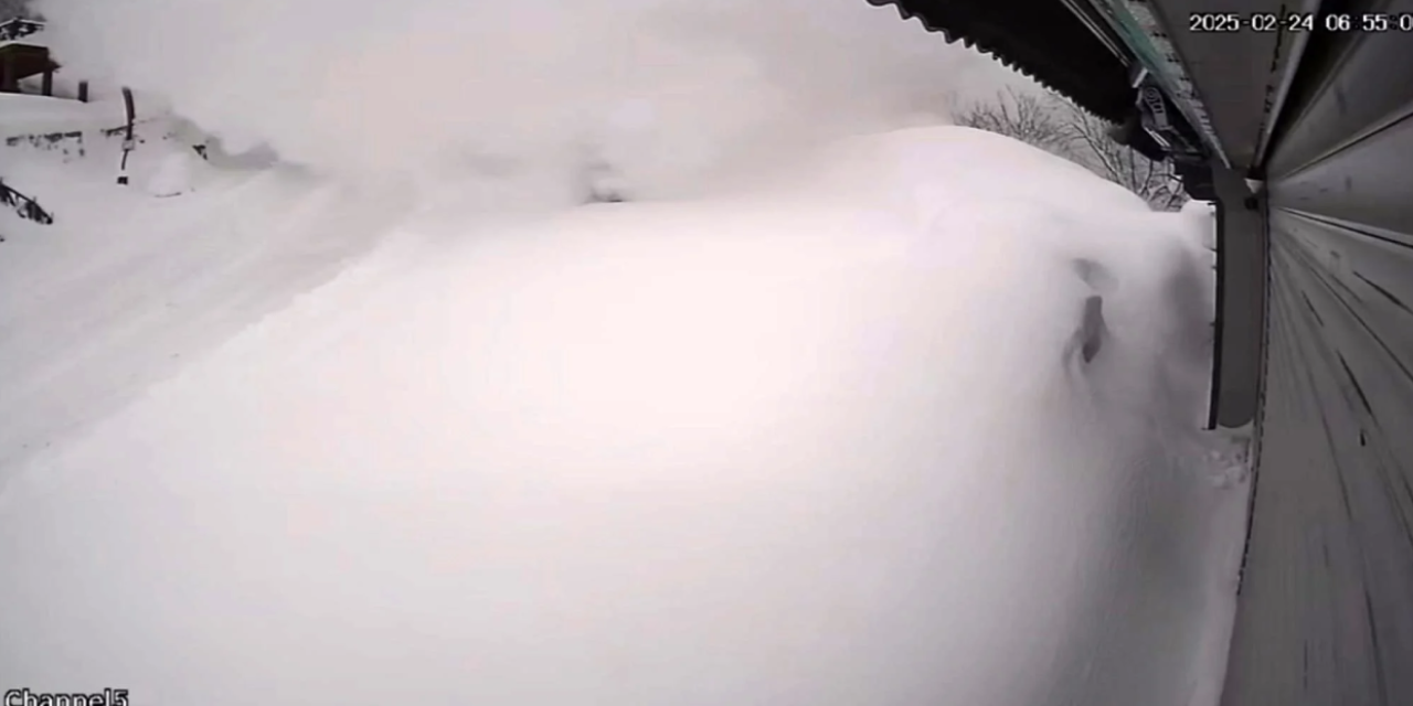 Ayder Yaylası'nda çığ düştü: O anlar saniye saniye kamerada