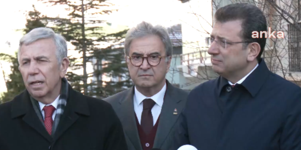 İmamoğlu ve Yavaş, Ümit Özdağ'ın annesini ziyaret etti
