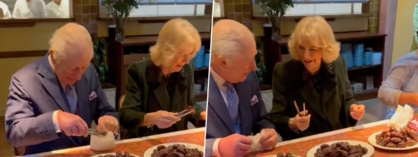 Kanser tedavisi gören Kral Charles ve Kraliçe Camilla, Ramazan için hurma paketledi