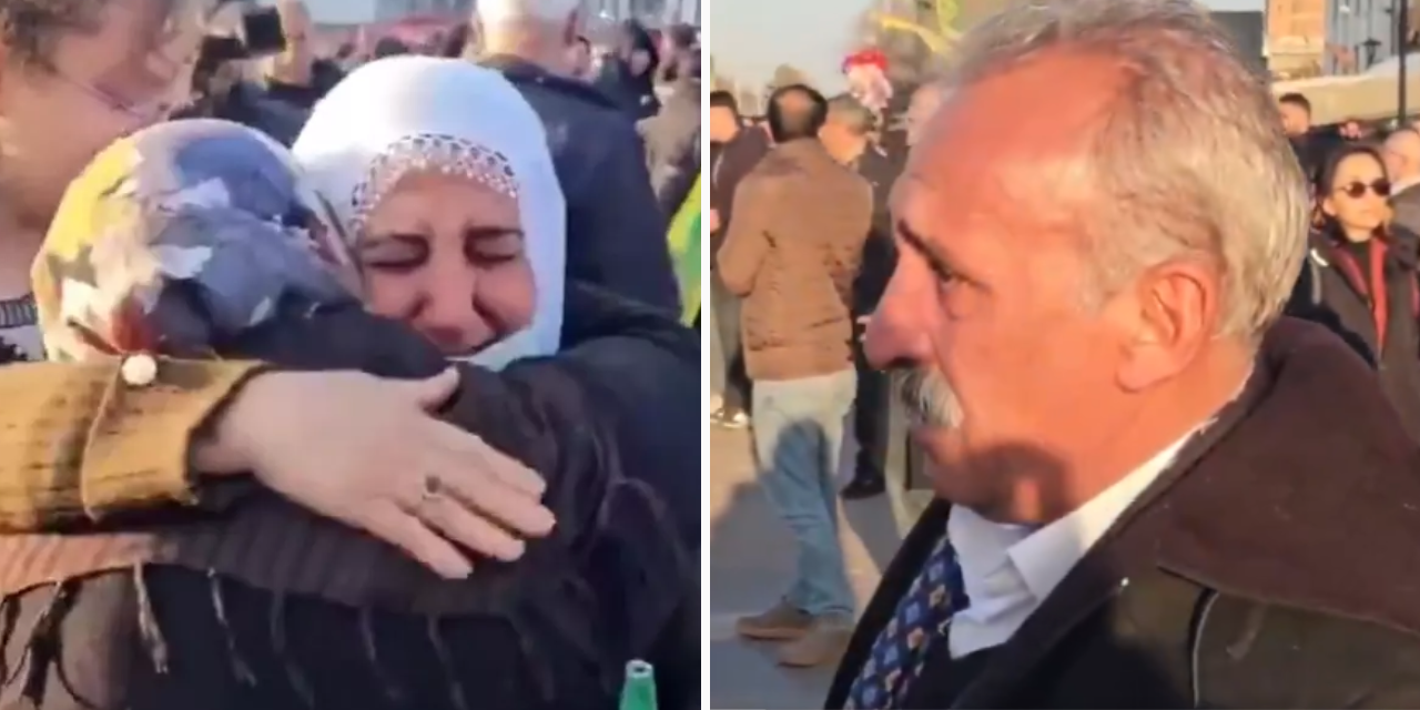 Diyarbakır'da sevinç gözyaşları: Öcalan'ın çağrısı için meydanlar doldu...
