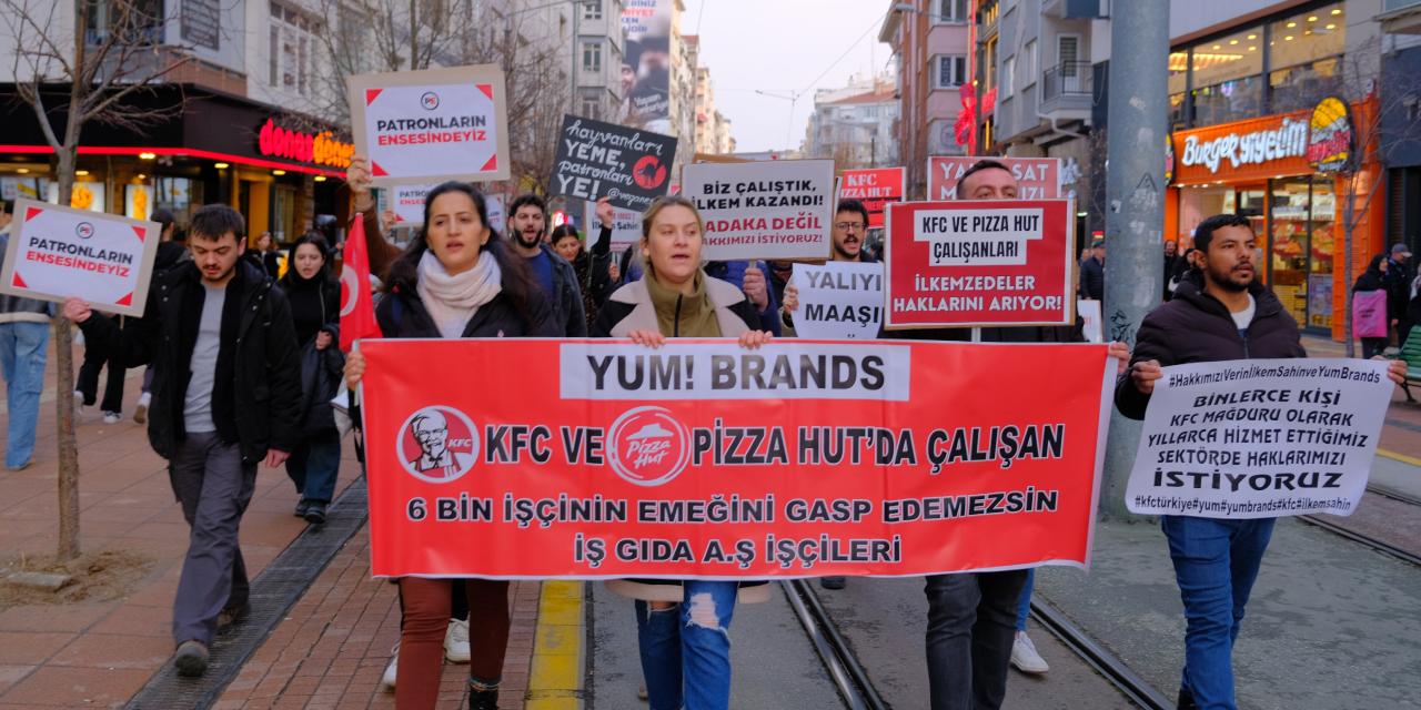 KFC ve Pizza Hut işçileri: 'Krizin yükünü işçiler değil, patronlar ödesin'