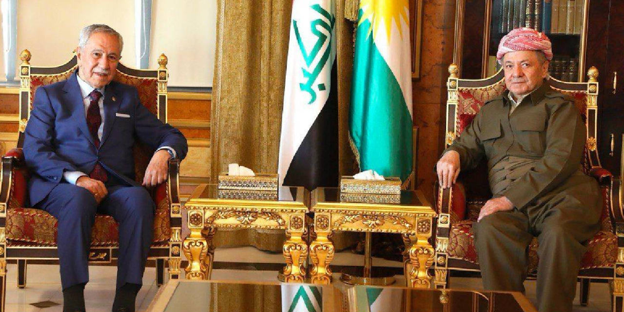 Bülent Arınç, Erbil'de Mesud Barzani ile bir araya geldi