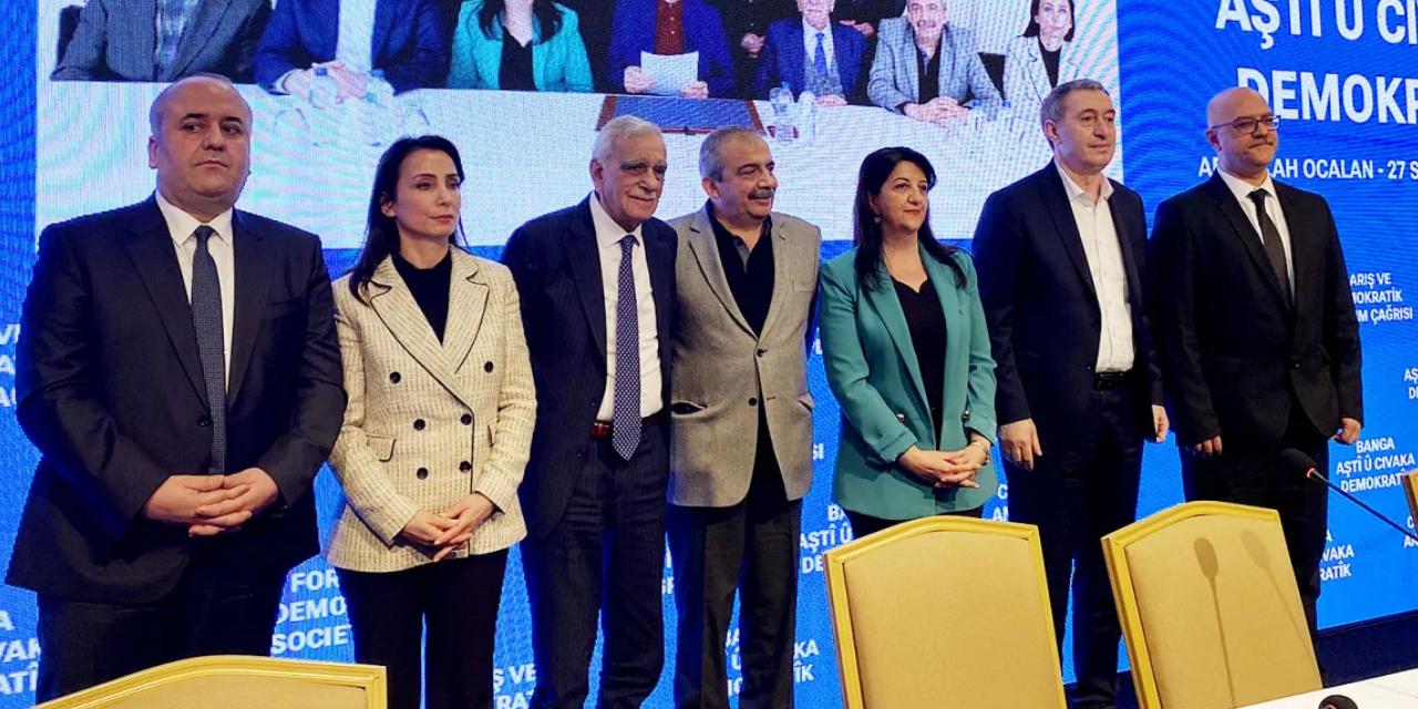 DEM Partililer 'sürece' dair önerilerini anlattı: Ne gibi adımlar atılmalı?