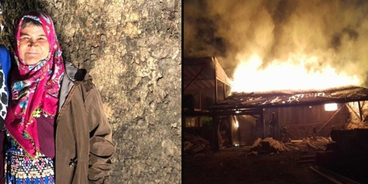 Ahşap ev cayır cayır yandı: Engelli kadın hayatını kaybetti
