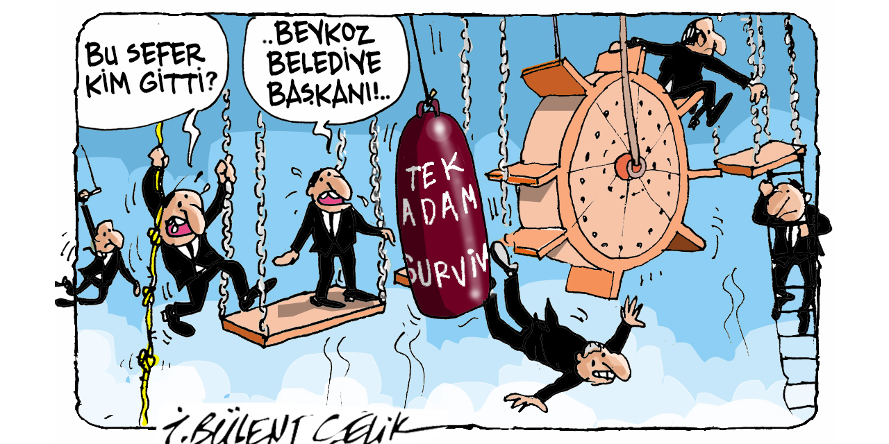 İ. Bülent Çelik'in 7 Mart 2025 tarihli karikatürü