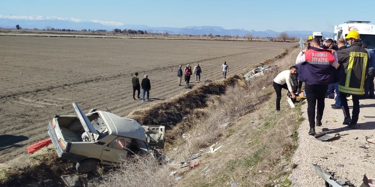 Osmaniye'de feci kaza: 3 ölü, 3 yaralı