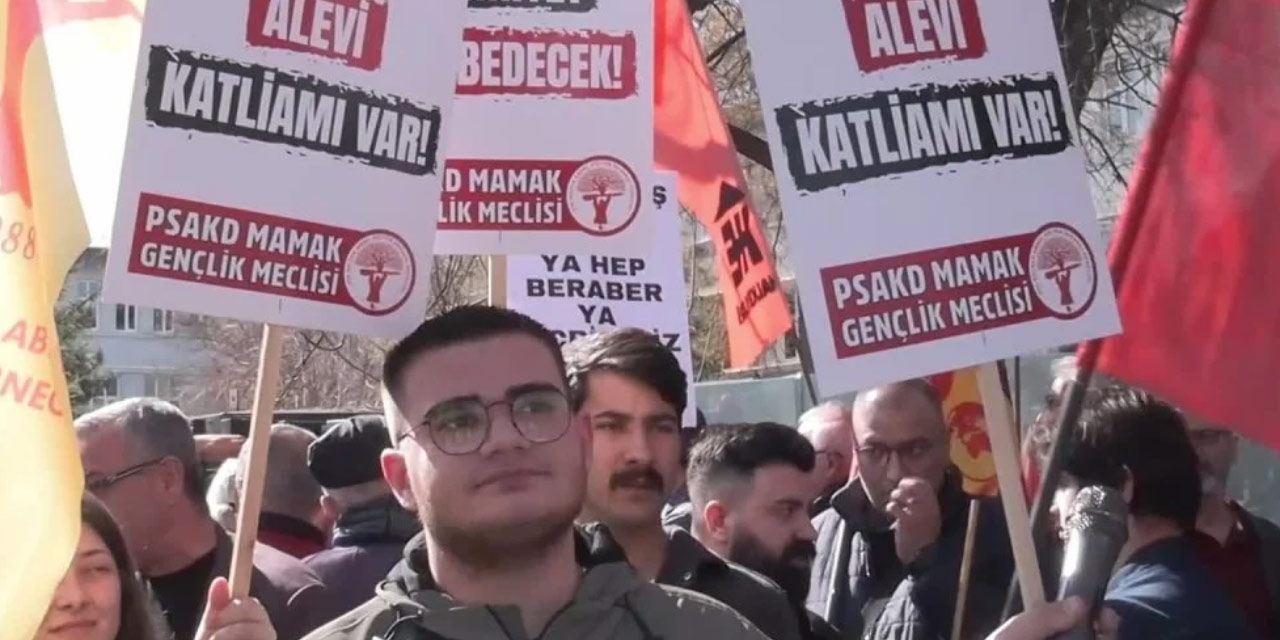Suriye’deki Alevilere yönelik saldırılara Ankara’da protesto