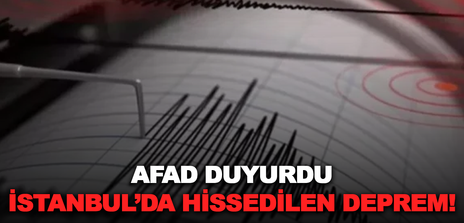 Marmara Denizi'nde 3.5 büyüklüğünde deprem meydana geldi
