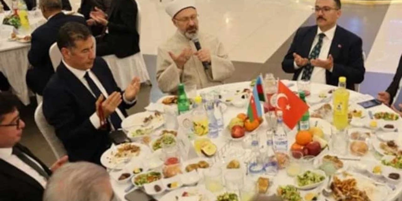 Bir dönem istifasını istemişti: Sinan Oğan, Ali Erbaş ile aynı sofrada buluştu