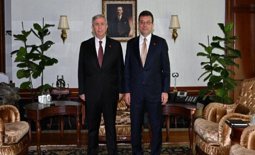 Gözler bu buluşmadaydı: Ekrem İmamoğlu,  Mansur Yavaş ile bir araya geldi