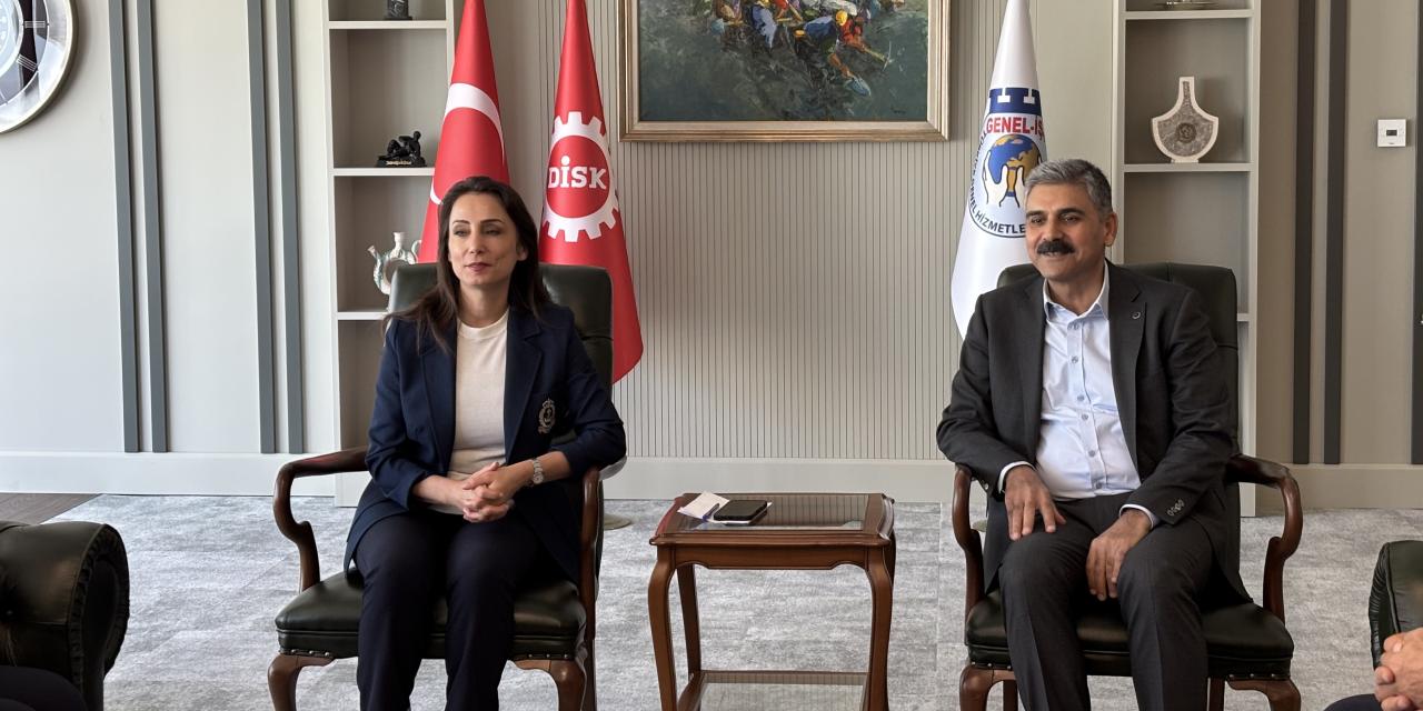 DEM Parti’den DİSK’e ziyaret