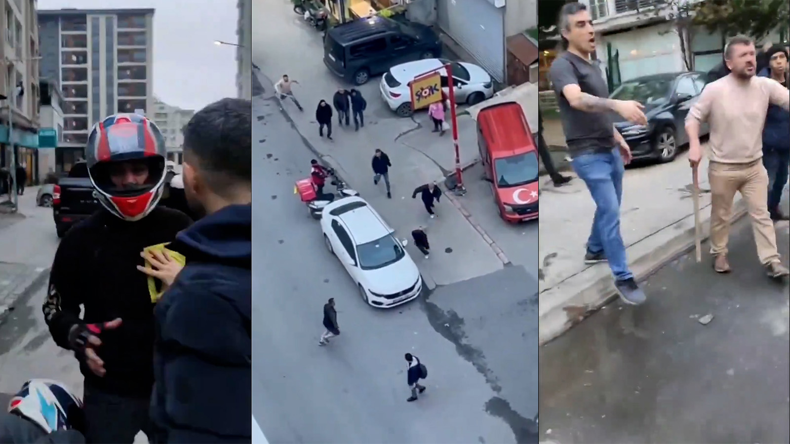 Esenyurt'ta lokanta sahibine motokuryeler çekiçle sopayla saldırdı