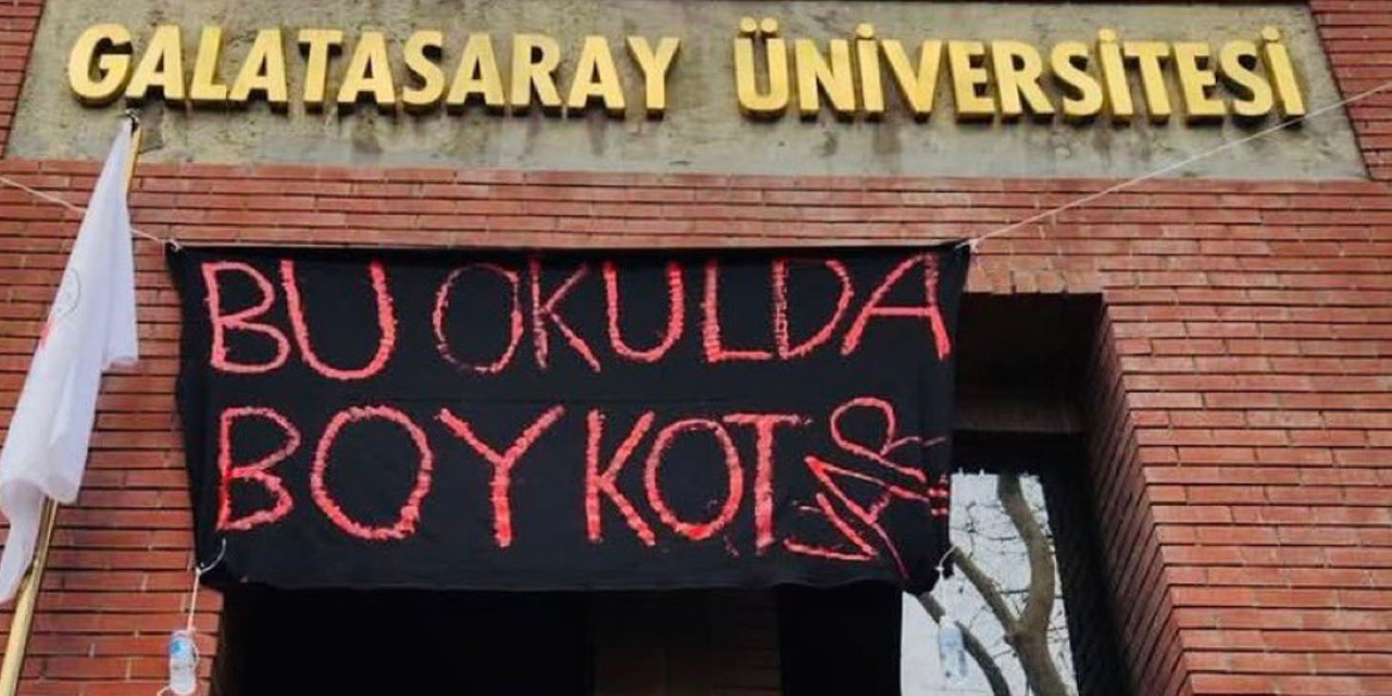 Galatasaray Üniversitesi akademisyenlerinden öğrencilere 'boykot' desteği