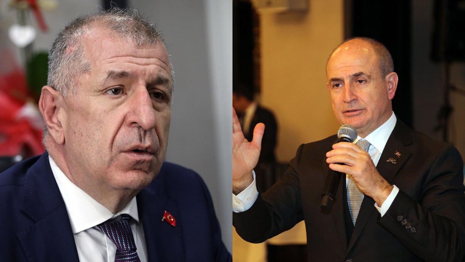 Ümit Özdağ ve CHP'li belediye başkanı Hasan Akgün arasında 'Arapça bildiri' tartışması