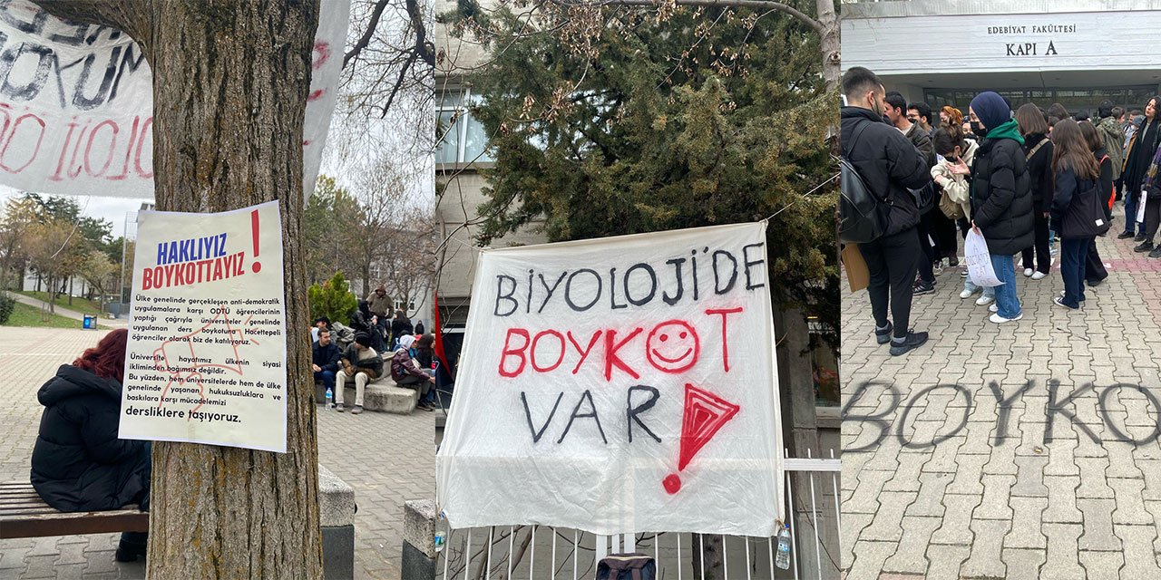 Üniversitelerde boykot devam ediyor: İTÜ, Boğaziçi, İÜ, YTÜ, Hacettepe ve ODTÜ..