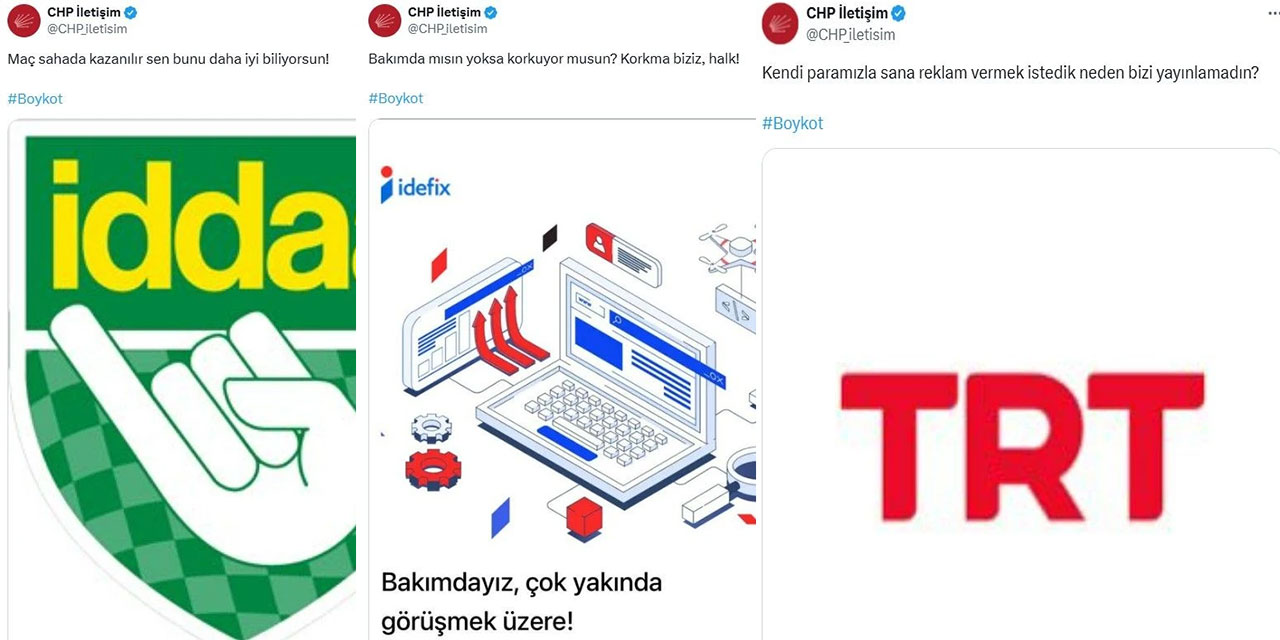 CHP'den boykot paylaşımları: Biz kitap okumayı senden mi öğrendik