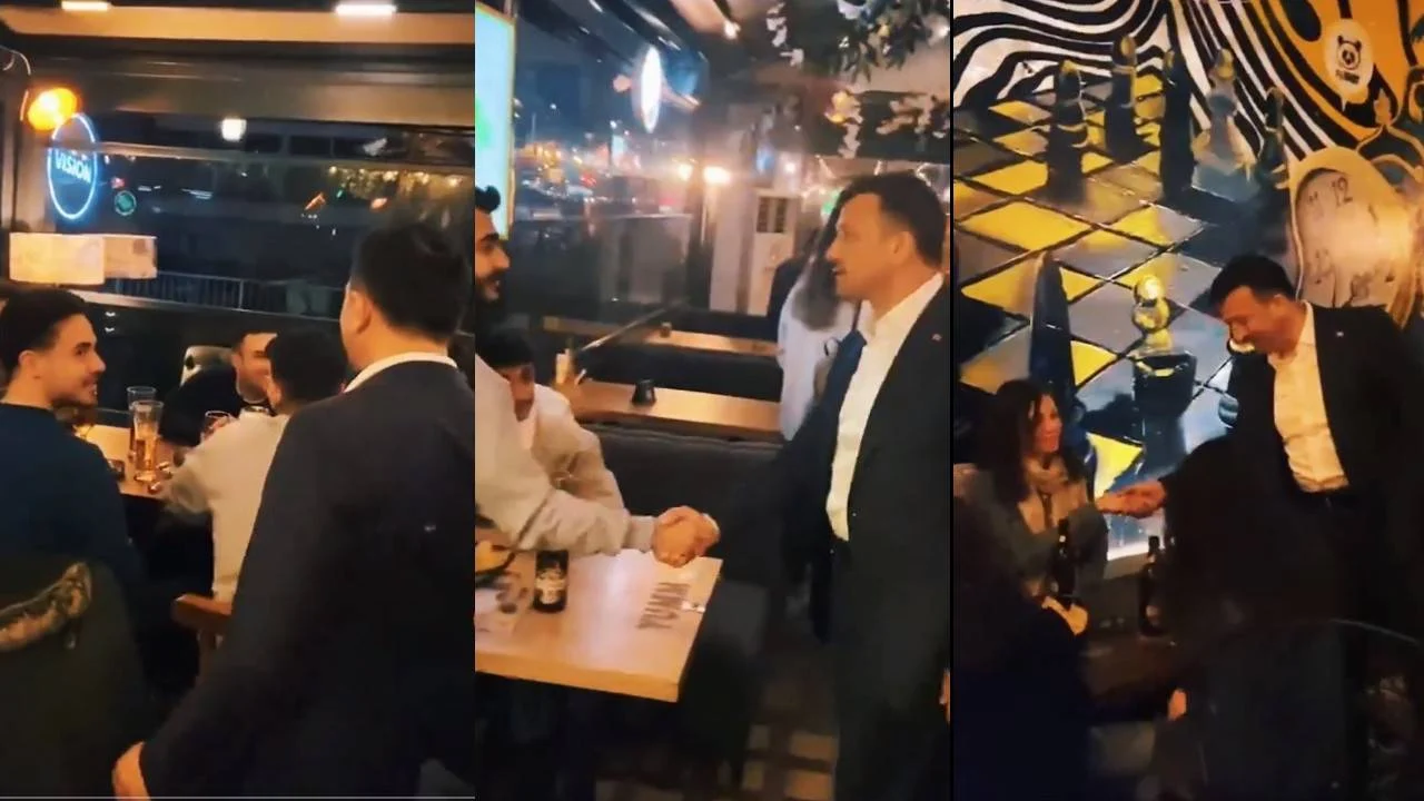 Ramazan ayında İzmir'deki barları gezen AKP adayı Hamza Dağ'a sosyal medyada tepki: Cem Yılmaz ve Pegasus çalışanları hatırlatıldı