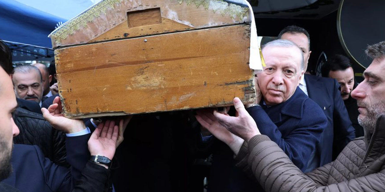 Erdoğan cenaze için Kocaeli’ye gitti