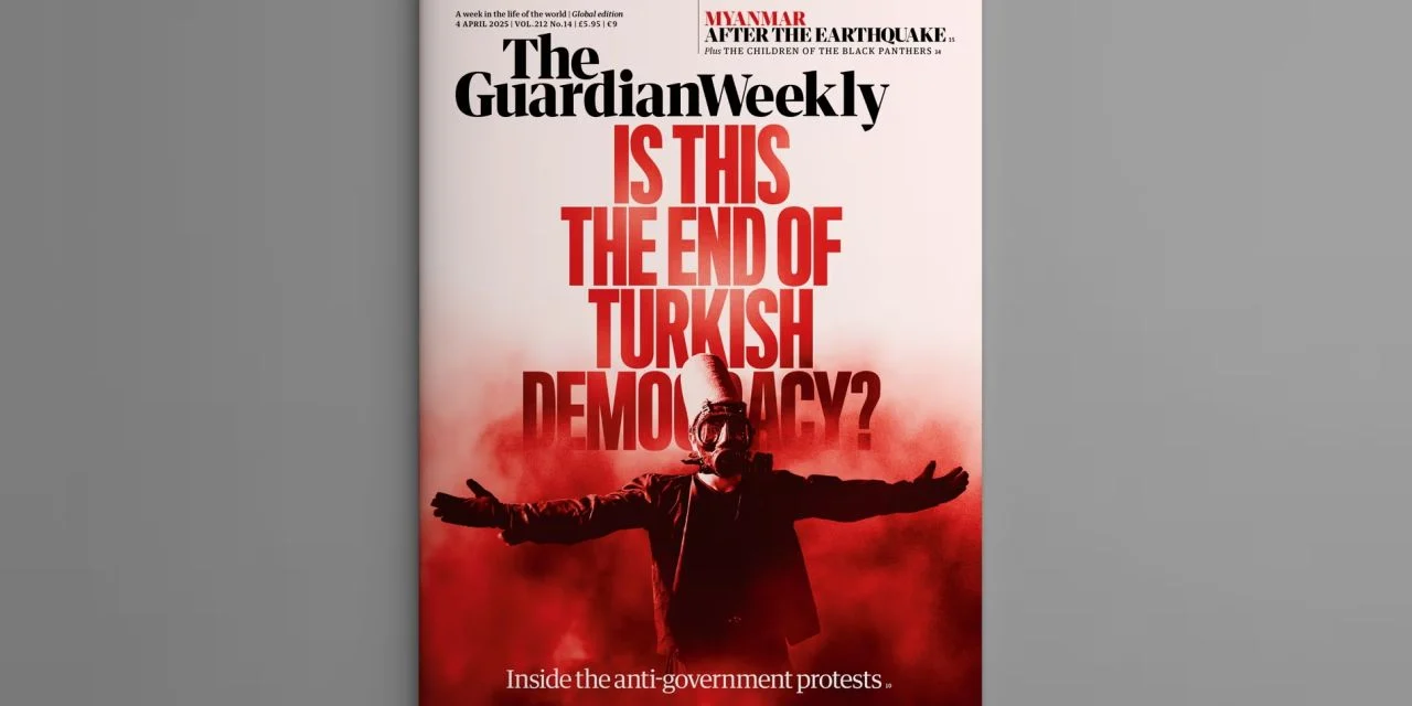 ​​​​​​​The Guardian Weekly, Saraçhane eylemlerini kapağına taşıdı