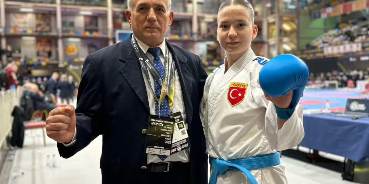 Bursalı karateci Nisanur Çakır’dan uluslararası madalya