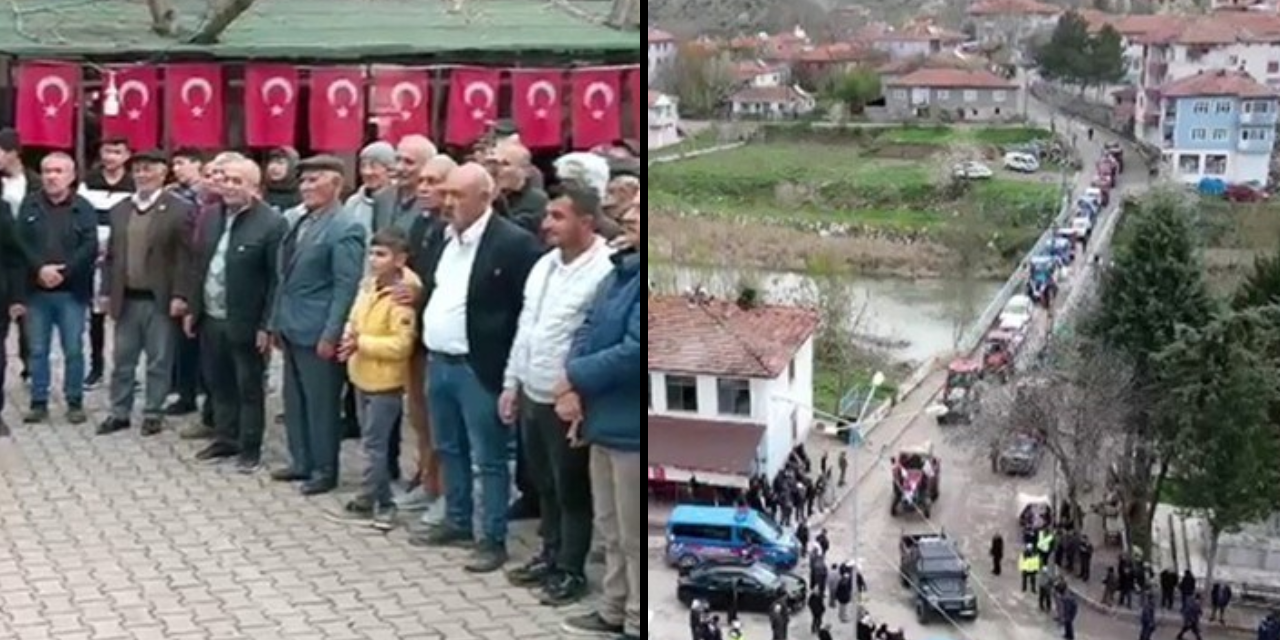 Çiftçiler, İmamoğlu için bir kez daha traktörleriyle alana indi!