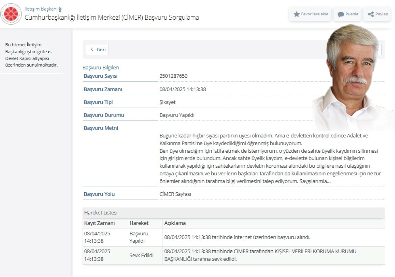 Medya Ombudsmanı, habersiz AKP üyesi yapılmasıyla ilgili CİMER'e başvurdu