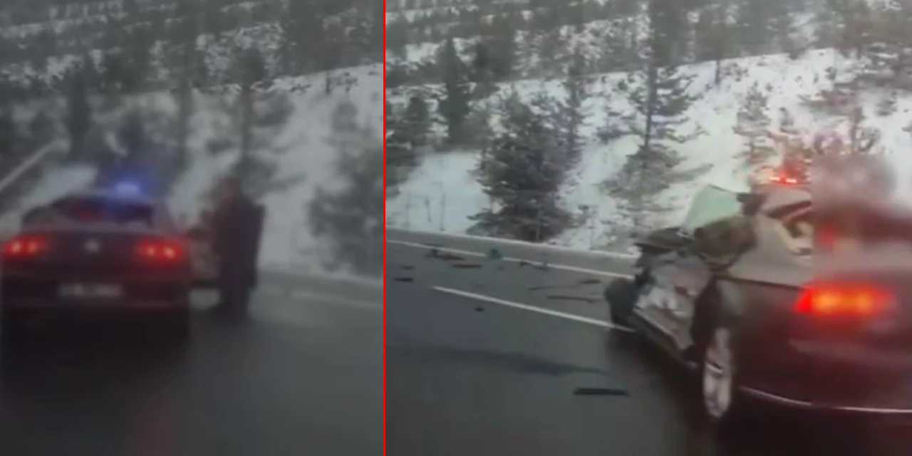 Cumhurbaşkanlığı konvoyunda kaza: 1’i polis 2 kişi hayatını kaybetti