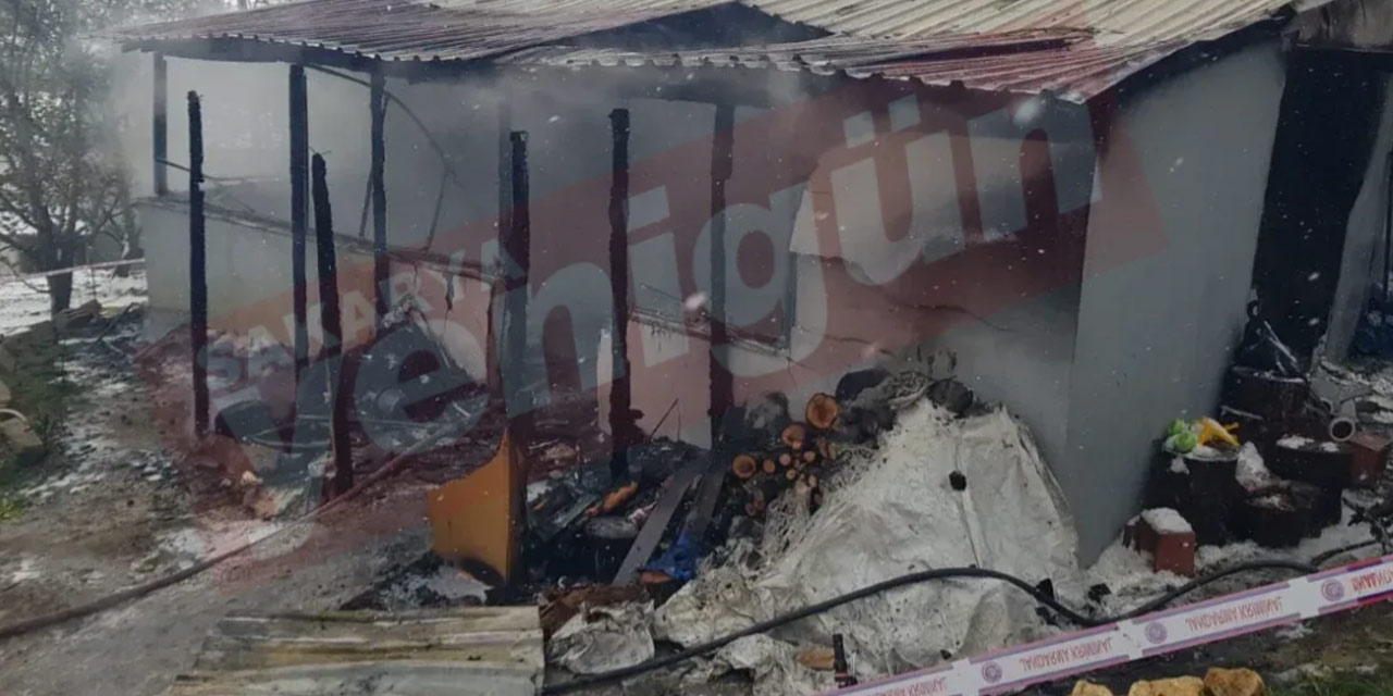 Sakarya’da felaket: Prefabrik evdeki yangında 2 çocuk öldü