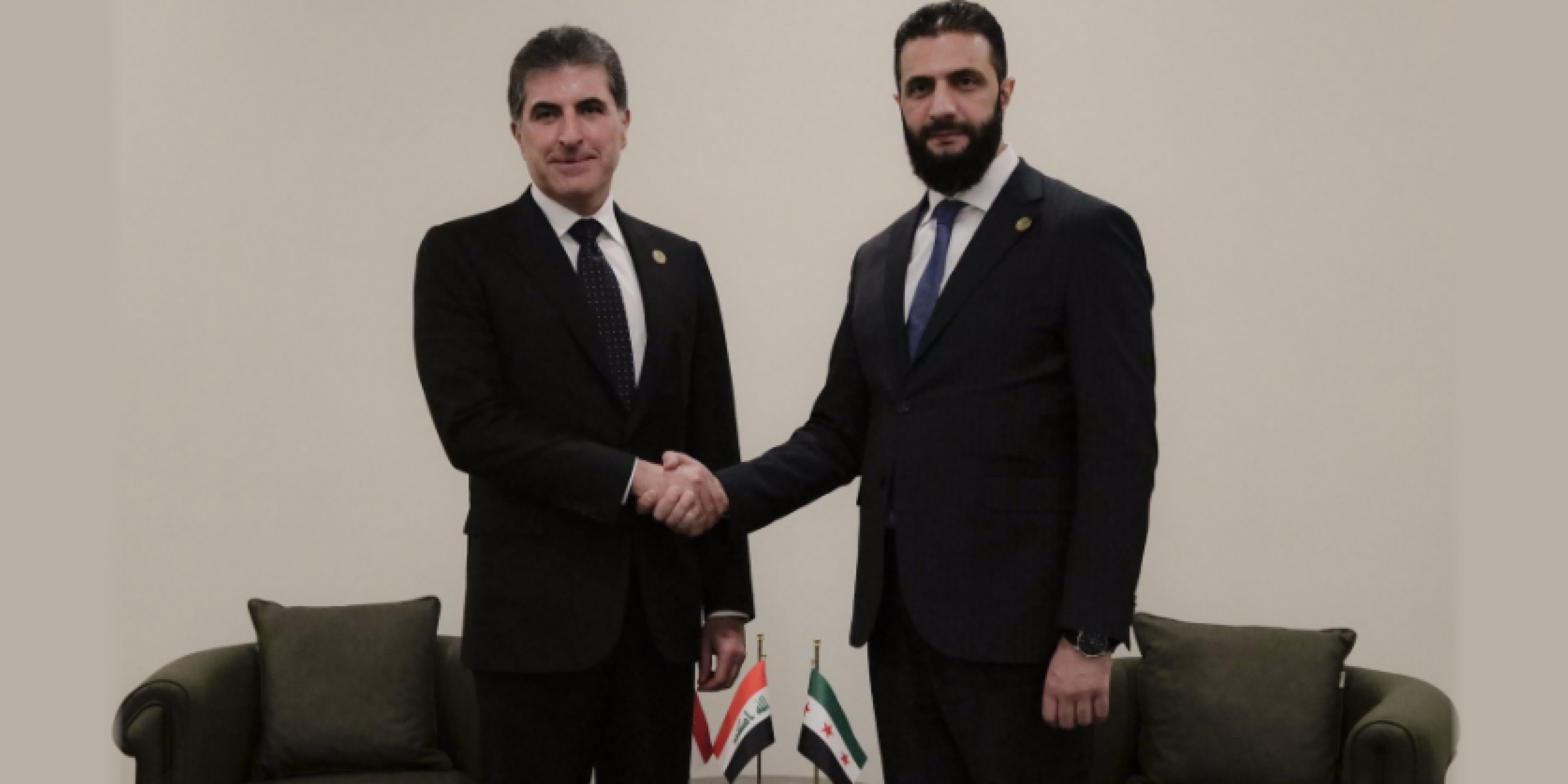 IKBY Başkanı Barzani ile Suriye Cumhurbaşkanı eş Şara Antalya’da buluştu