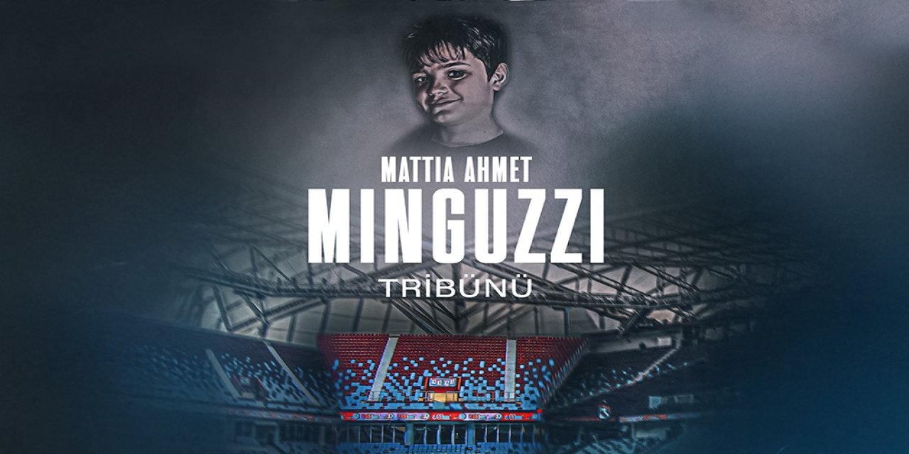 Trabzonspor, Mattia Ahmet Minguzzi'nin ismini tribüne verdi