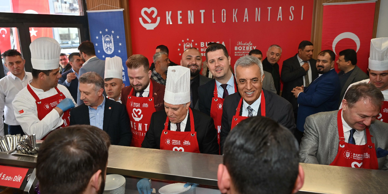 Bursa'da Kent Lokantası zamsız açıldı