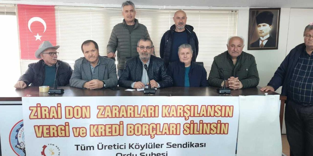 TÜM KÖY SEN: Zirai don bölgesi afet ilan edilmeli