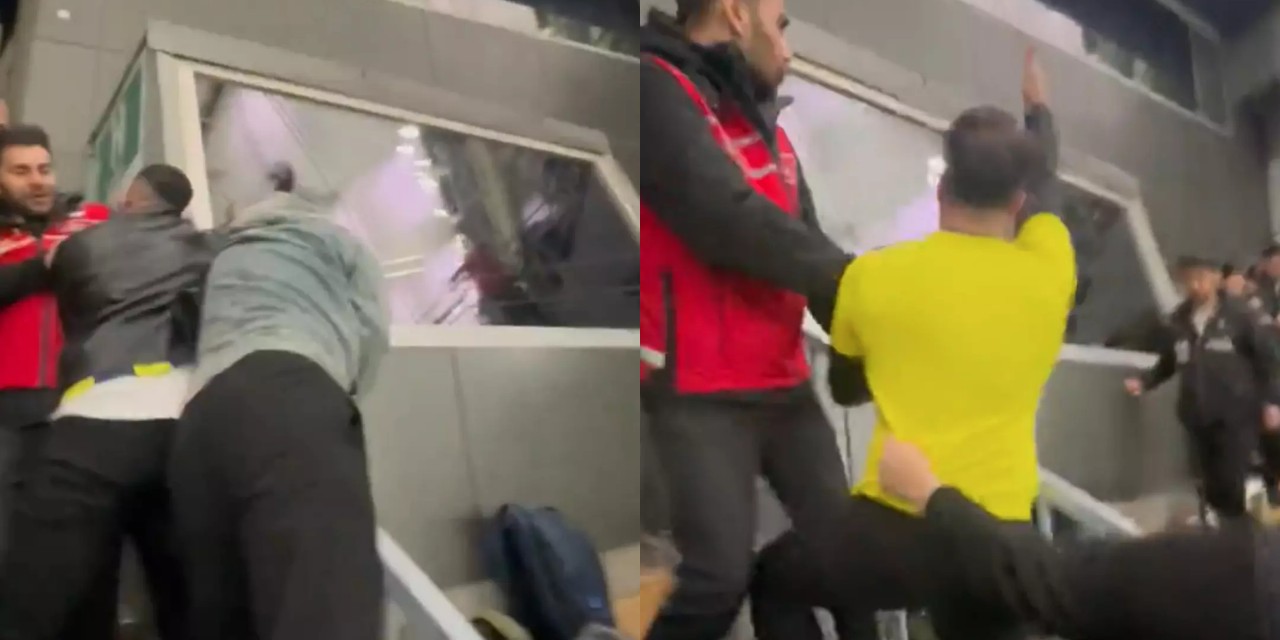 Fenerbahçe-Kayserispor maçı sonrası tribünler isyan etti: Polis müdahale etti