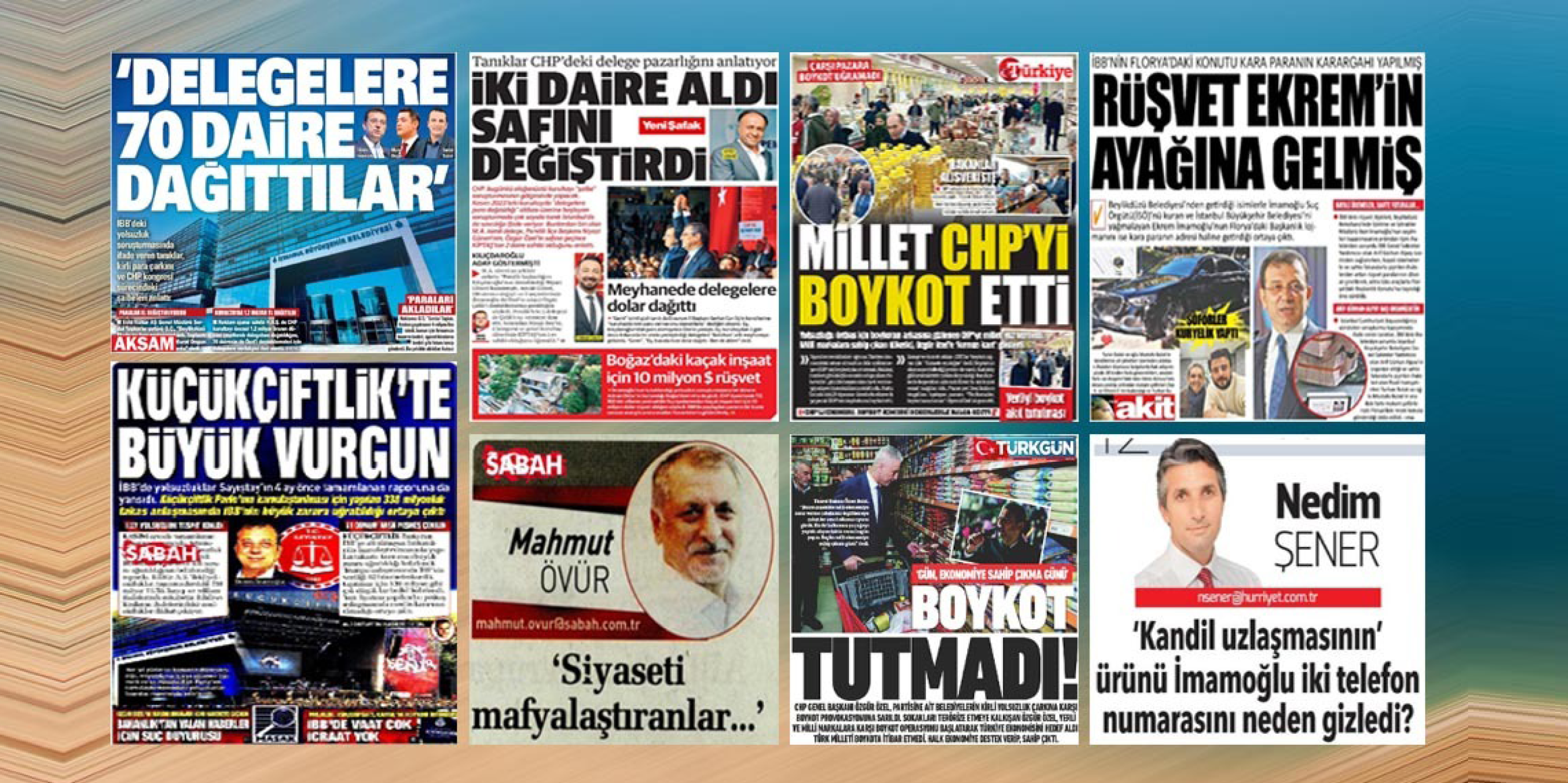 CHP ve İmamoğlu’suz manşetleri yok
