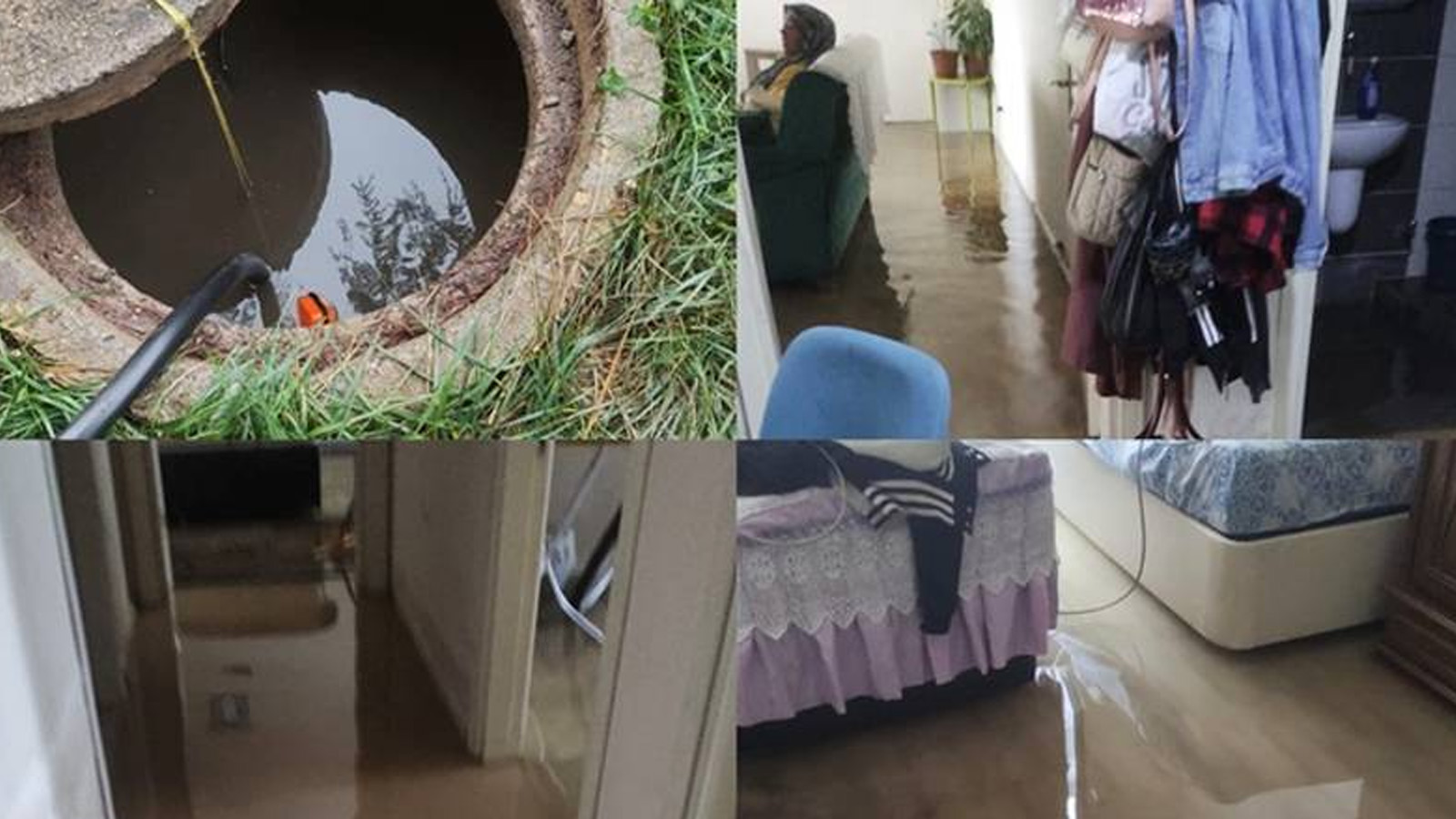Diyarbakır'da kanalizasyon taşkını TOKİ konutlarını vurdu: Evler su içinde kaldı