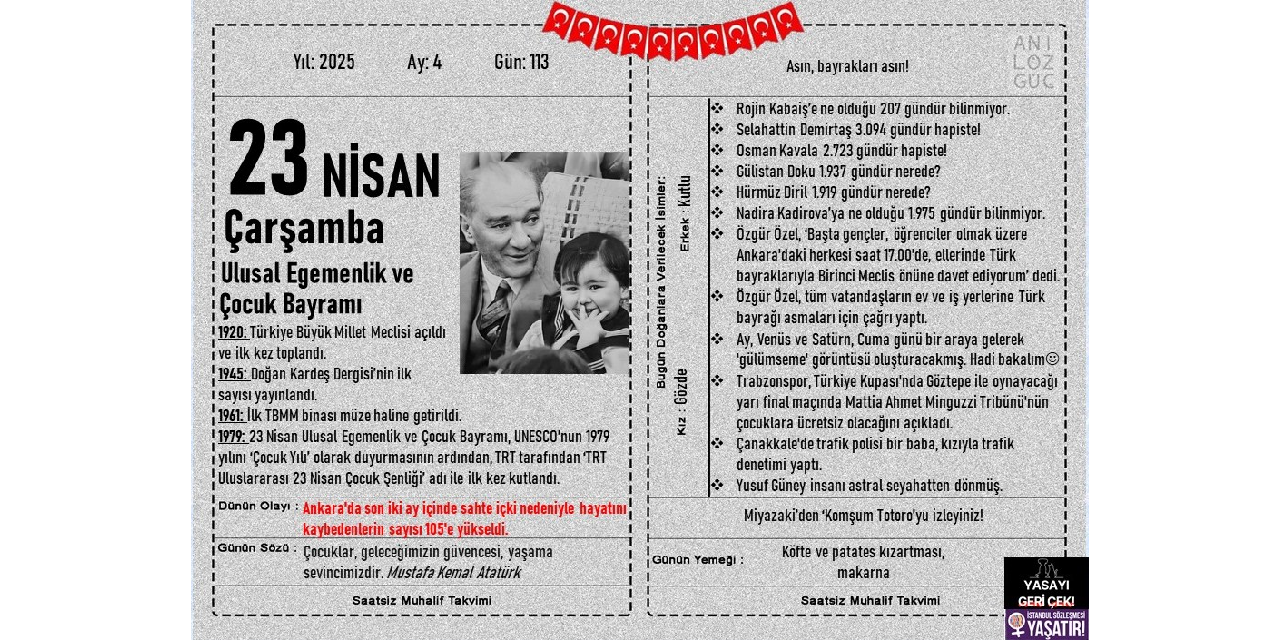 Ulusal Egemenlik ve Çocuk Bayramı