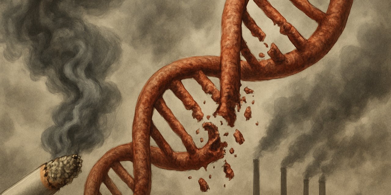 DNA’mız sürekli tehdit altında: Sigara, hava kirliliği, virüsler ve yaşlanma etkiliyor