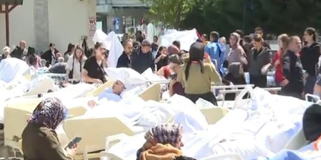 Silivri Devlet Hastanesi'nde deprem teyakkuzu: Hastalar tahliye edildi
