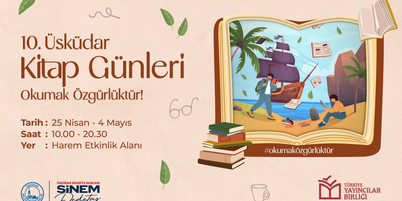 Üsküdar'da kitap zamanı: 200’den fazla yayınevi, 300 imza günü