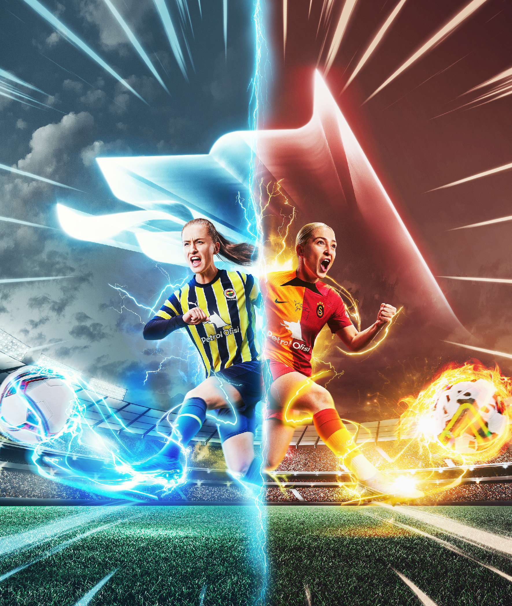 Fenerbahçe- Galatasaray rekabetinde ilk şampiyonluk düğümü kadın futbolunda çözülüyor