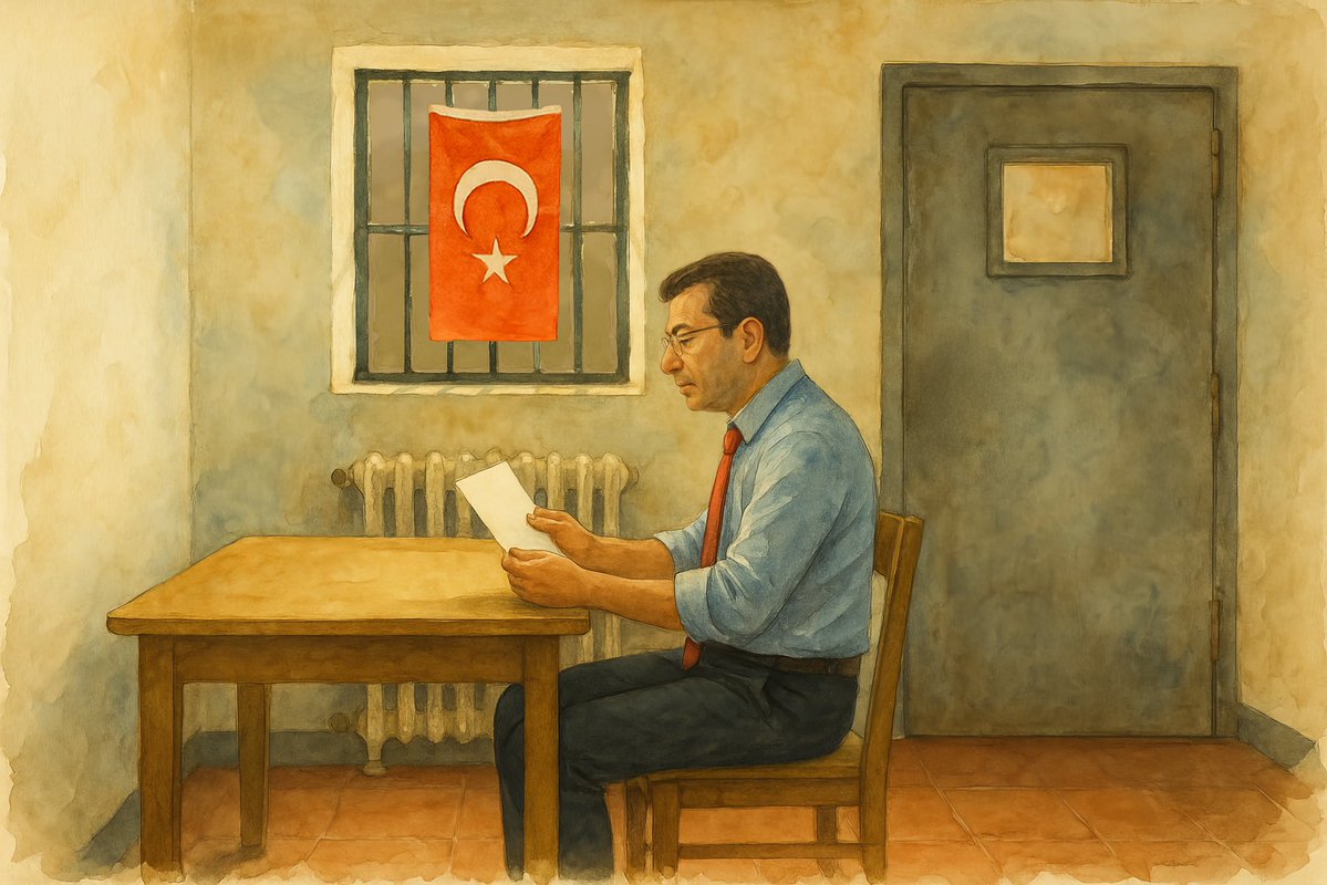 Ekrem İmamoğlu'ndan paylaşım: Hücredeki çizimi görselleştirildi