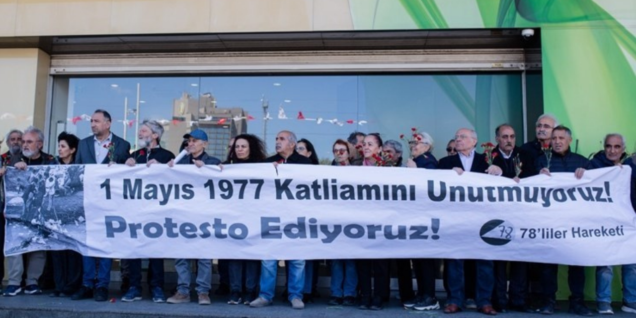 Taksim Kazancı Yokuşu'nda 1 Mayıs 1977 anması: "Taksim'den vazgeçmiyoruz"